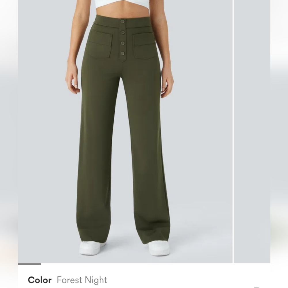 HALARA Forest Night Wide Leg Pants